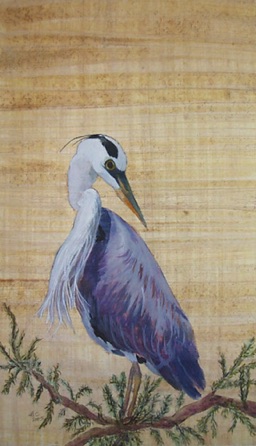 Heron in Fir 1
Watercolor - 14"x24"